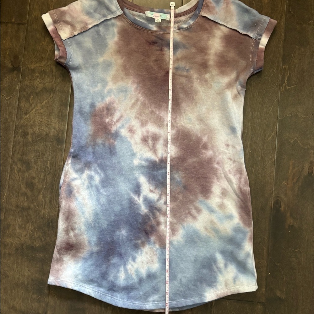 Hippie Rose Tie-Dye Short Sleeve Dress - Picture 4 of 6